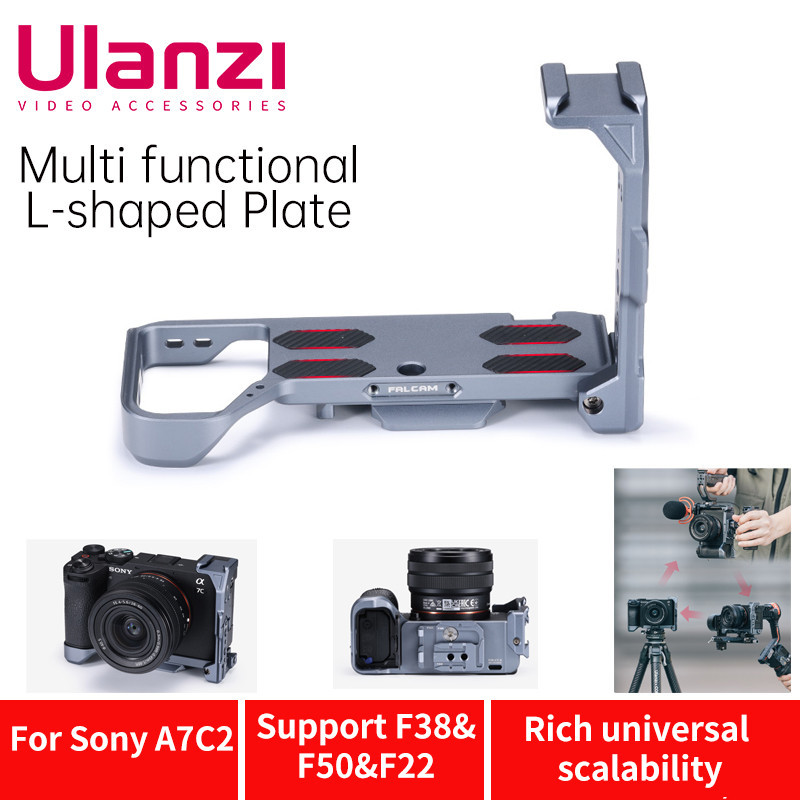 Ulanzi Falcam F22 F38 F50 Quick Release กล้อง L Bracket สําหรับ Sony A7C2 อลูมิเนียม L- Plate Hand G