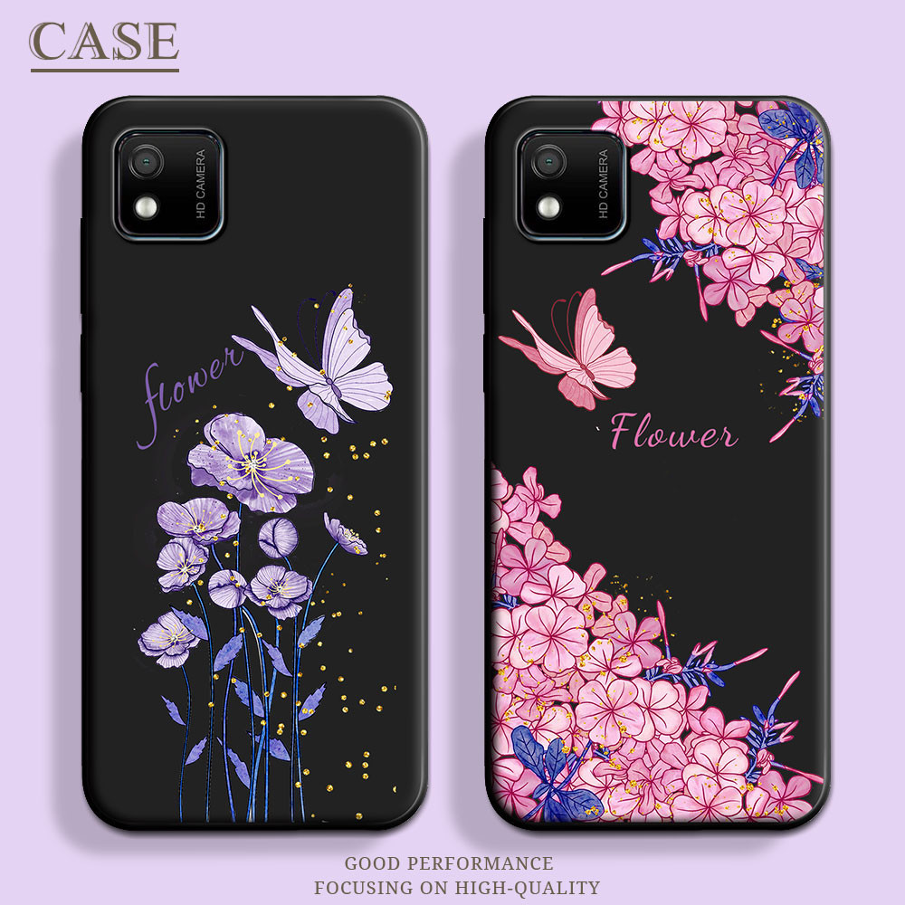 เคสโทรศัพท์ซิลิโคน TPU แบบนิ่ม ลายดอกไม้ และผีเสื้อ สําหรับ Wiko Y52 Y62 Y62+ Y82 WikoY62 Plus