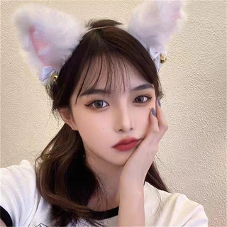 ที่คาดผมหูแมวกระดิ่งคอสเพลย์ แต่งหูแมว มีไฟ LEDปรับไฟได้ สําหรับผู้ใหญ่เด็ก ผู้หญิง แฟนซี ปาร์ตี้