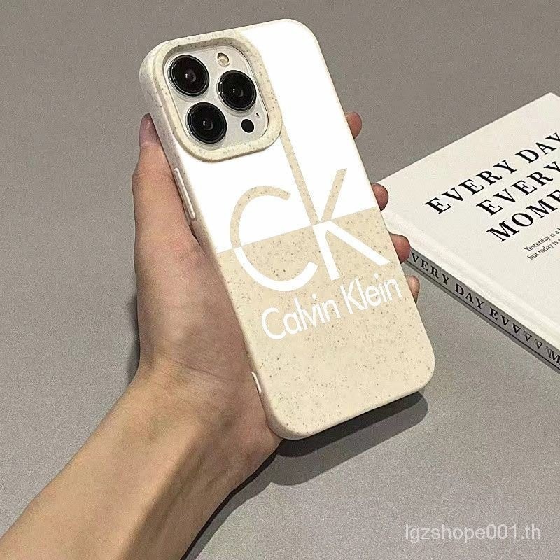 เคสโทรศัพท์มือถือ ลายข้าวสาลี CK แบบครึ่งหน้าจอ สําหรับ Apple Iphone 15 14 13pro 12 11xsmax xr QCQV
