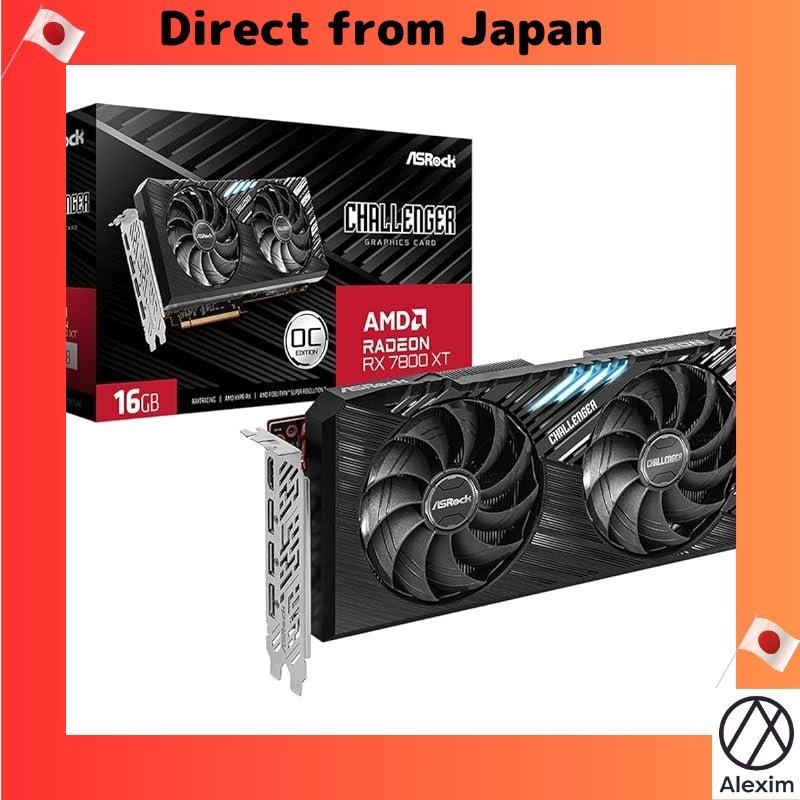 [Direct from Japan]ASRock Radeon / RX7800XT equipped with a 16GB GDDR6 graphics board model 【Domestic authorized dealer product】 RX7800XT CL 16GB