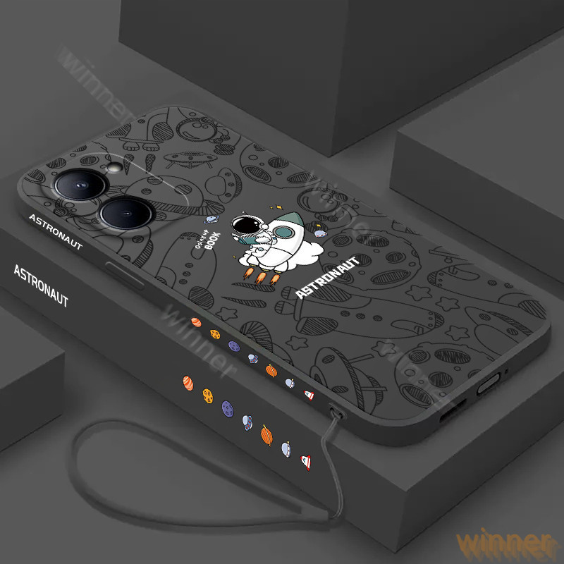 เคส vivo Y03 Y100 5G Y27 4G Y27 5G Y36 5G Y36 4G Y17S นิ่ม ลายยานอวกาศ 3A1SSTK สําหรับ