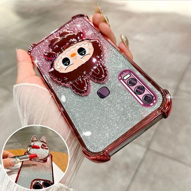 กันกระแทกเคส สําหรับ vivo y50 y30i y30 ผงประกายสี่มุมเคสโทรศัพท์ป้องกันการตก Abracket ป้องกันการเปรอะเปื้อนเคสโทรศัพท์แบบนุ่ม
