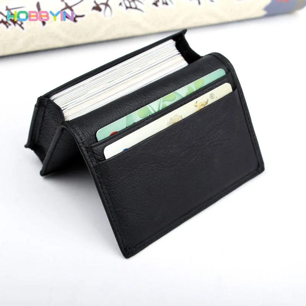 HOBBYIN กระเป๋าใส่นามบัตร อเนกประสงค์ สไตล์นักธุรกิจ สําหรับผู้ชาย