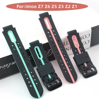 [ขายส่งในสต็อก] สายนาฬิกาสําหรับ Imoo Z1 Z2 Z3 Z6 Z7 Z7 imoo x10 สายซิลิโคนสําหรับ Z1 Z2 Z3 Z6. นาฬิกา Imoo watc