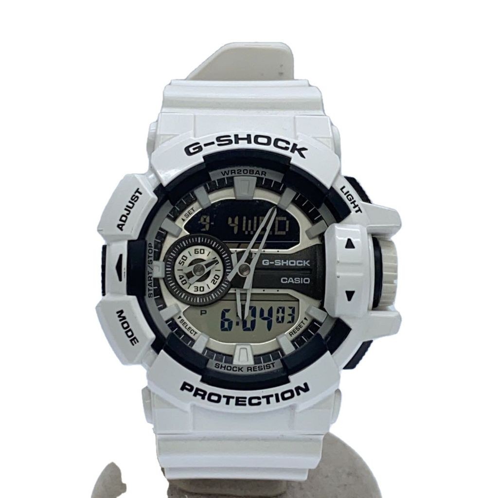 Casio นาฬิกาข้อมือผู้ชาย Digiana WHT GA-400 ส่งตรงจากญี่ปุ่น มือสอง
