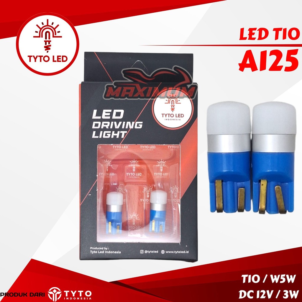 T10 TYTO A125 3WATT W5W 1SMD โคมไฟ LED