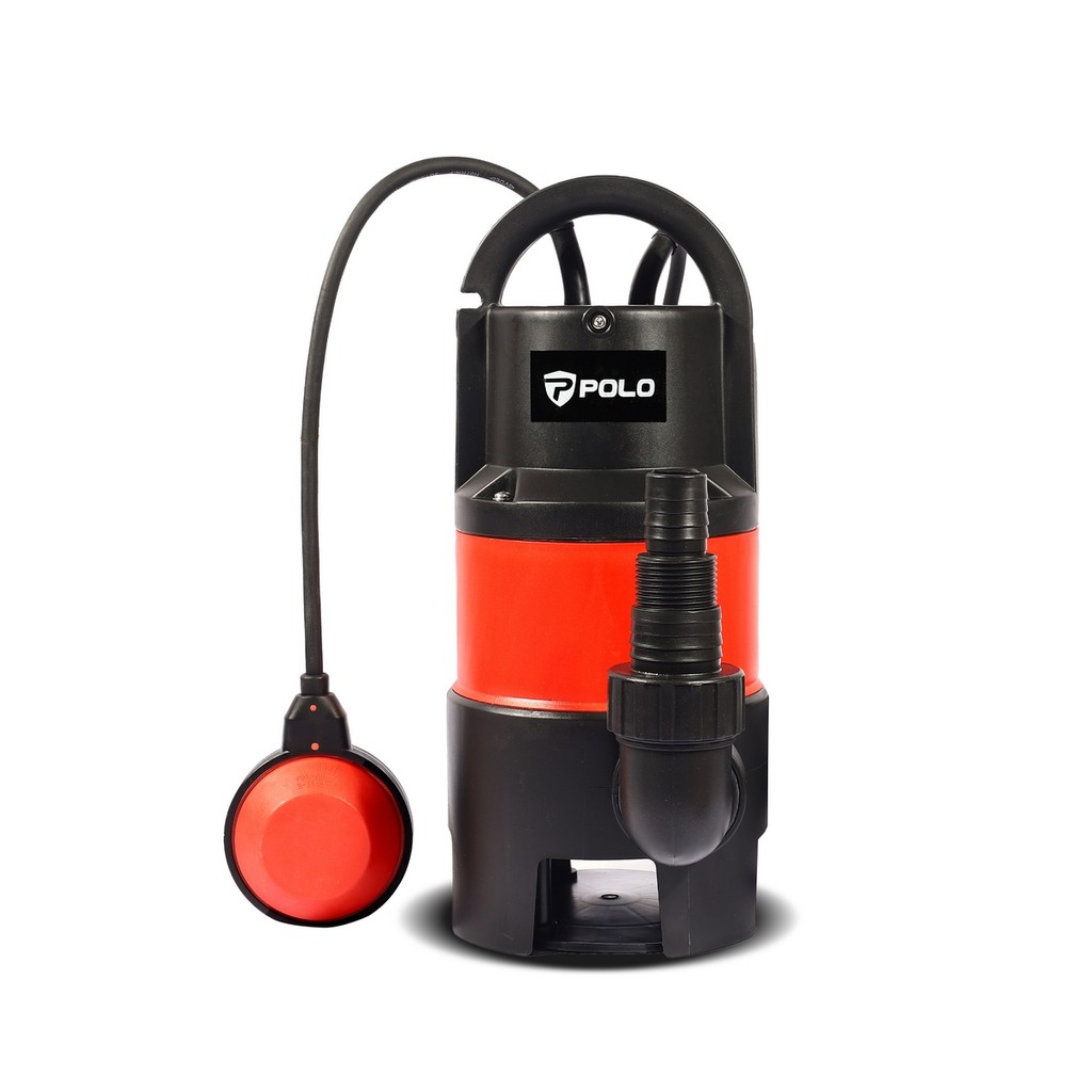 POLO ปั๊มจุ่ม 750W (1 แรงม้า) รุ่น SP-750DW ปริมาณน้ำ 205 ลิตร/นาที ขนาดท่อ 1 นิ้ว - 1-1/2 นิ้ว สำหรับน้ำเสีย (โปโล)