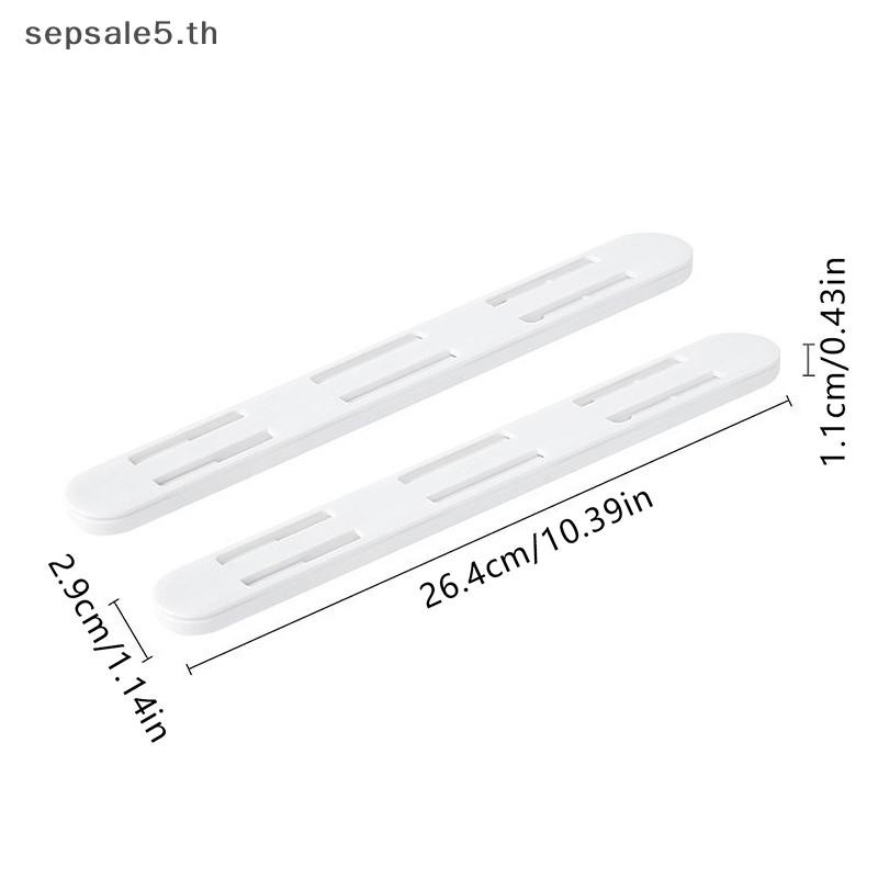 [บ้าน] 2 ชิ้น/เซ็ตสีขาวสไลด์ลิ้นชักรางเลื่อนถังสําหรับห้องครัวห้องนอนตู้เสื้อผ้าสไลด์ดึงออกติดตามลิ้นชักตะกร้าดึงราง {ไทย} ราคา ถูกที่สุด ดีลบีเคเค แกลเลอรีภาพที่ 5