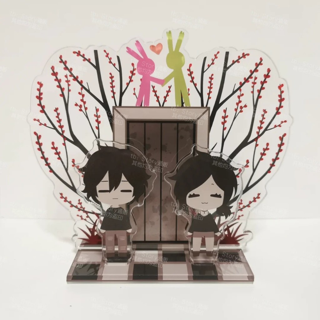 The Coffin of Andy และ Leyley รุ่น q สินค้าเกม kawaii อะคริลิคขาตั้งโต๊ะทํางานคอลเลกชันตกแต่งโต๊ะน่า