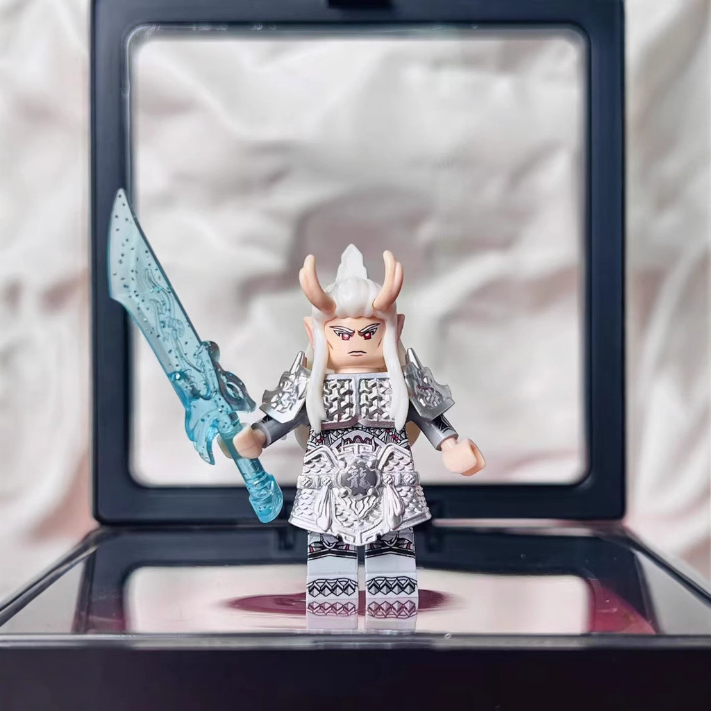 Fengshenbang Nezha Dragon King Ao Guang ของเล่นบล็อกตัวต่อรูปมินิ