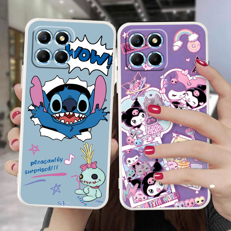 เคสนิ่มสีขาวสําหรับ Huawei honor X6 / honor X6a / honor X6s Anticrack Casing คุณภาพสูง TPU Cover ป้อ