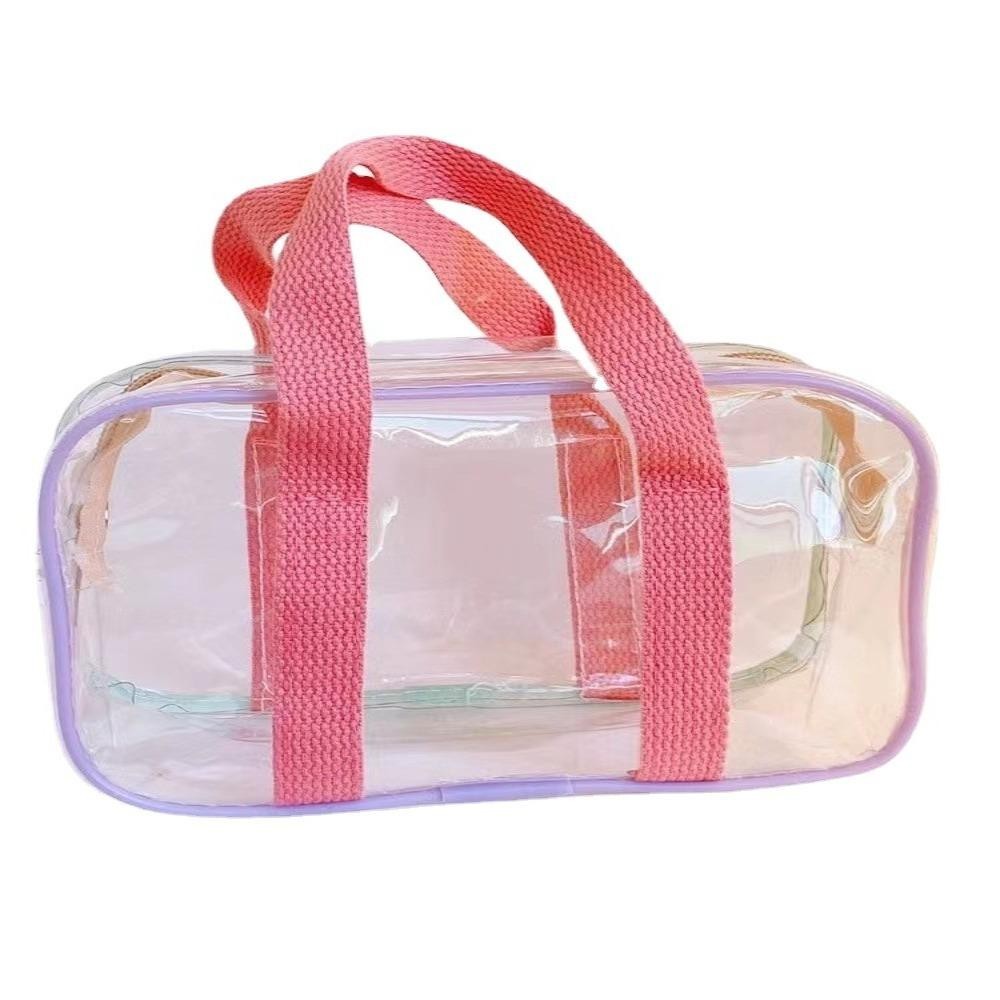 Perneaky กระเป๋าชายหาด, กระเป๋าเยลลี่ใส PVC กันน้ํา, ขายร้อนโปร่งใสกระเป๋าสะพายความจุขนาดใหญ่กลางแจ้ง