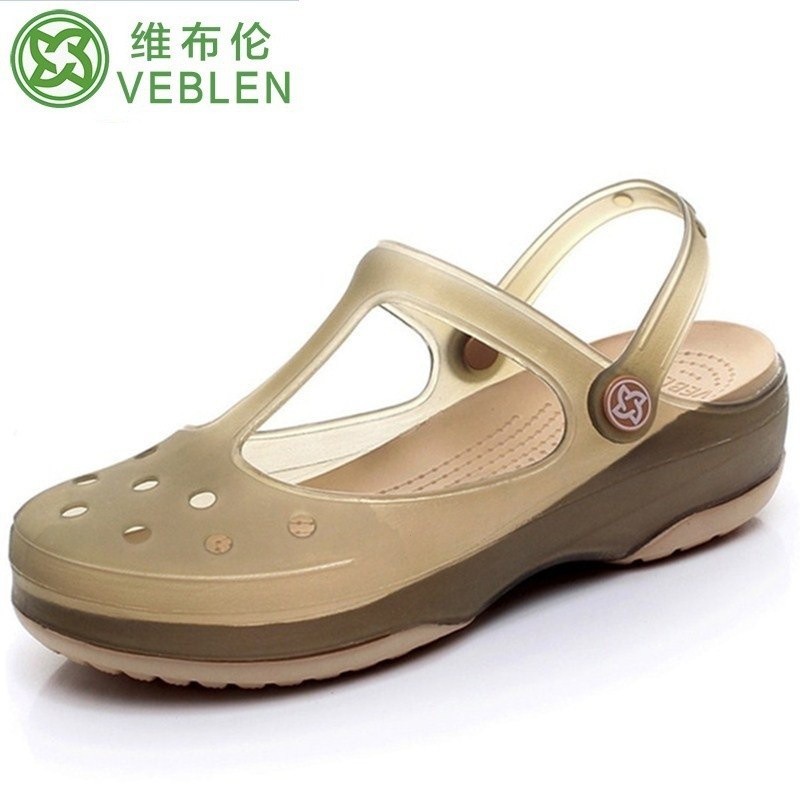 Veblen รองเท้าแตะ ส้นแบน เนื้อนิ่ม แบบหนา เหมาะกับเดินชายหาด แฟชั่นฤดูร้อน สําหรับผู้หญิง 2023