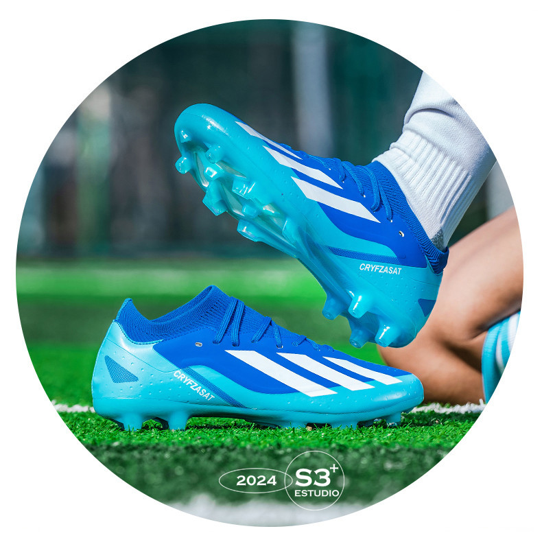 2024 ใหม่ฟุตบอลโลก Messi FG soccer Boots รองเท้าฟุตบอลเดียวกันผู้ใหญ่เด็กสตั๊ดรองเท้ากีฬาการฝึกอบรมกลางแจ้งขนาด 35 ~ 45