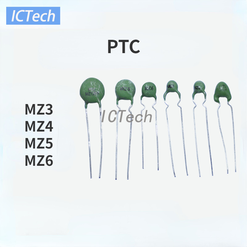 เทอร์มิสเตอร์อุณหภูมิบวก PTC MZ3 MZ4 MZ5 MZ6 100R 300R 500R 800R 1200R โอห์ม 10 ชิ้น