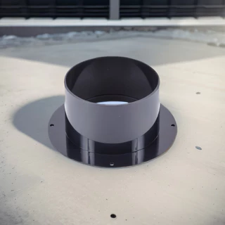 "ข้อต่อท่อระบายอากาศ ABS สำหรับเครื่องดูดควันในครัว ขนาด75-150MM ใช้ดี"