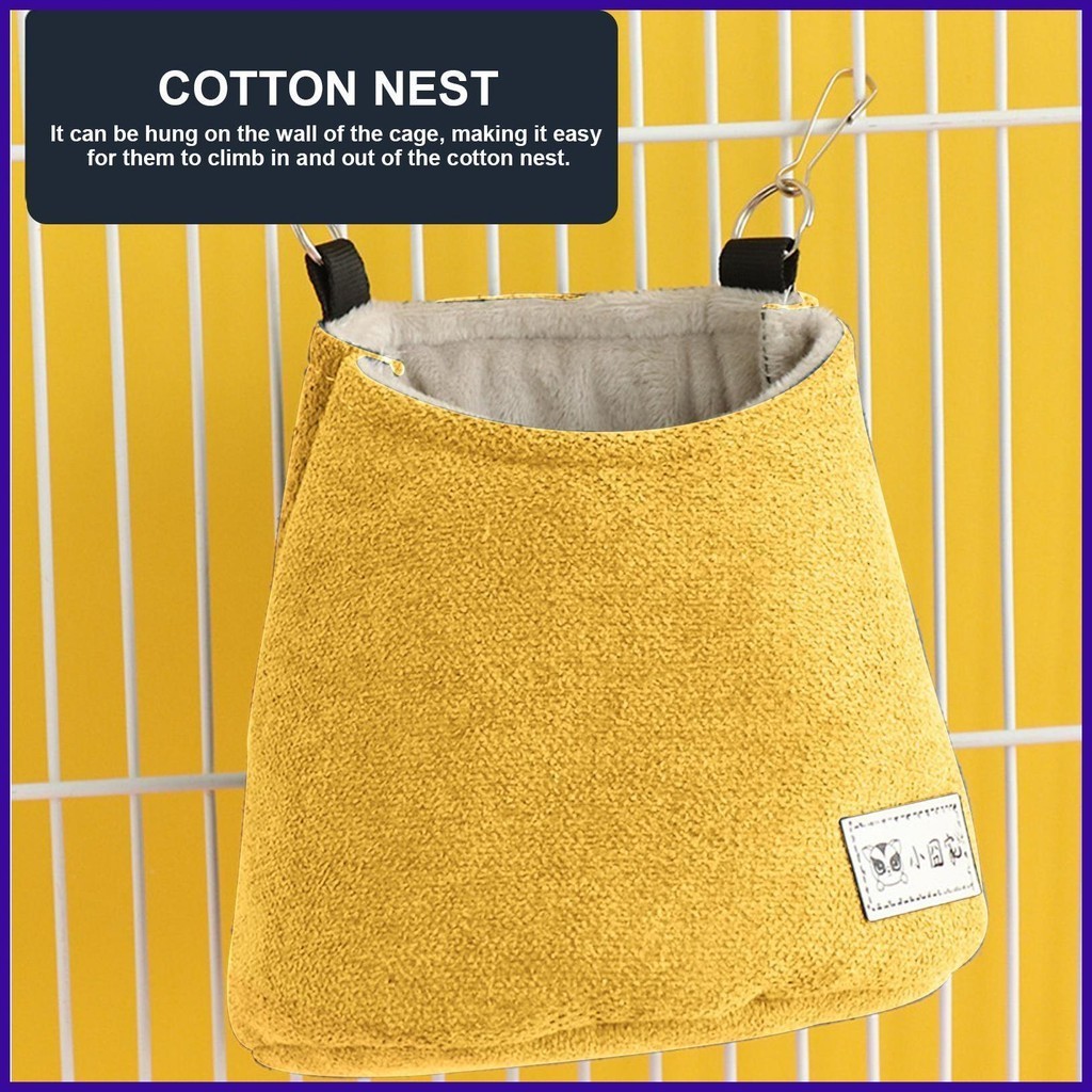 Sugar Glider Pouch Sugar Glider Cotton Nest Sugar Glider Pouch Hang Bed Small Animals Remove Nest Ma