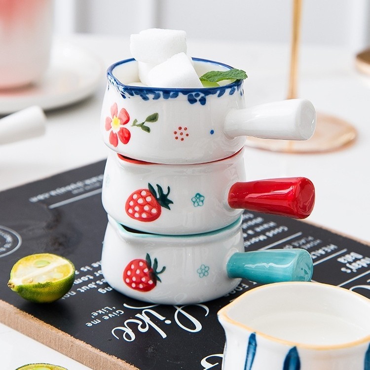 JMS STORE  ถ้วยน้ำจิ้ม ถ้วยเซรามิค สำหรับใส่อาหารหรใส่ขนมใส่ผลไม้  สไตล์ญี่ปุ่ ขนม เล็ก - รูปที่ 6