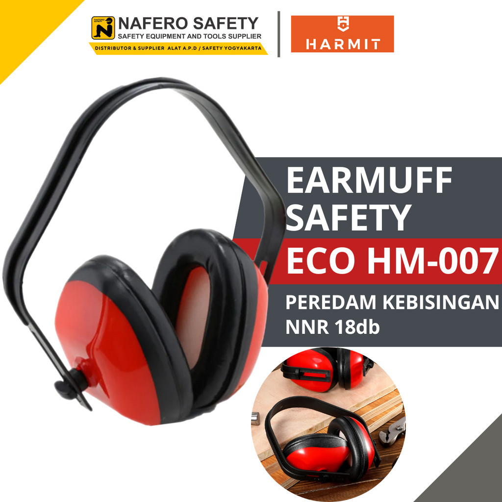 Harmit Safety Earmuff ECO อุปกรณ์ป้องกันหูตัดเสียงรบกวน 18db