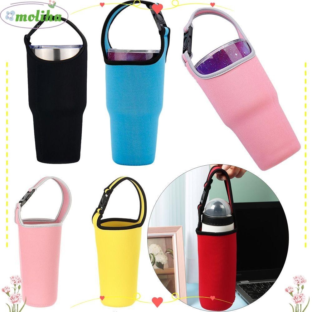 Moliha กระเป๋าใส่ขวดน้ํา เป็นมิตรกับสิ่งแวดล้อม แบบพกพา 30 ออนซ์