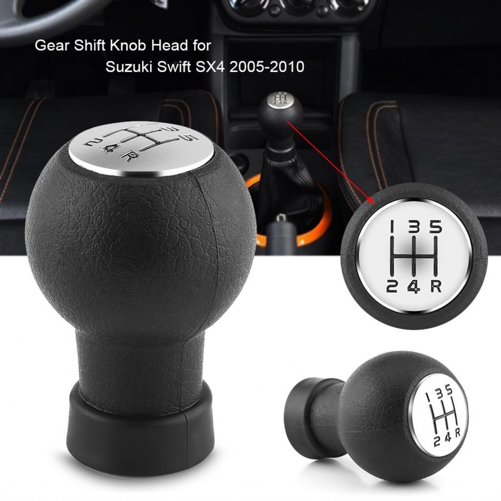 5 ความเร็วเกียร์รถเกียร์ Shift Shifter Knob Stick Head สําหรับ Suzuki Swift SX4 2005 ถึง 2010