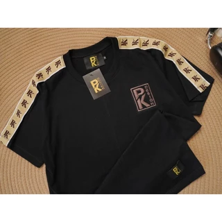 PK T-Shirt เสื้อยืดคอกลมแขนสั้น เทปแขน PK22 ผู้ชาย Man