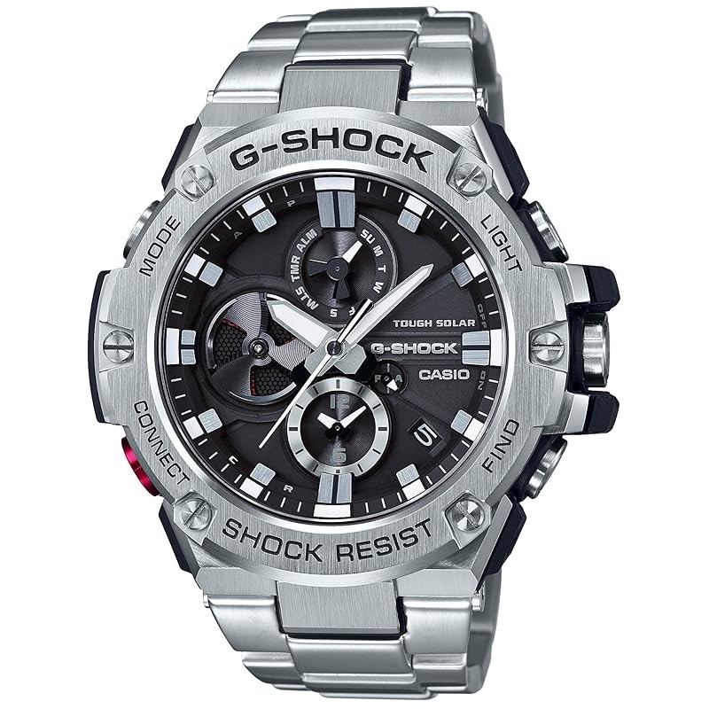 [ส่งตรงจากญี่ปุ่น】Casio] นาฬิกาข้อมือ G-Shock [ของแท้จากญี่ปุ่น] G-Steel Smartphone Link Gst-B100D-1Ajf สีเงิน สําหรับผู้ชาย
