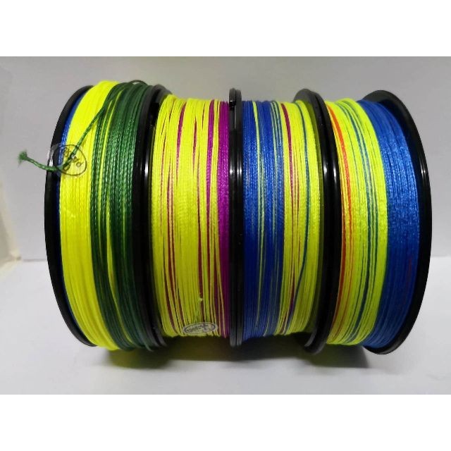 อุปกรณ์ตกปลา สาย pe X12 new ยาว 100 เมตร  300 เมตร  500 เมตร by JOF