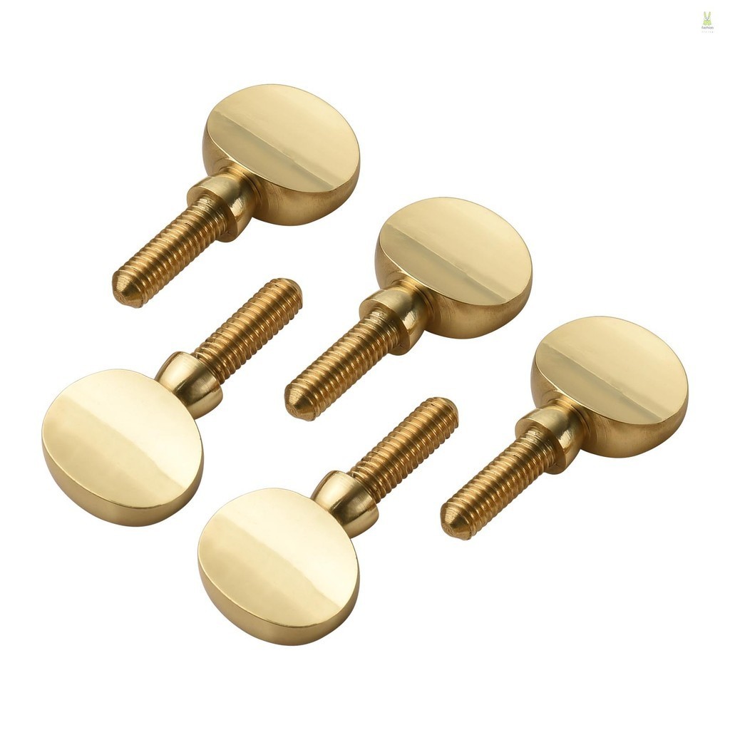 Flt อะไหล่สกรูแซกโซโฟน ทองเหลือง แบบเปลี่ยน สําหรับ Soprano Alto Tenor Saxophone 5 ชิ้น