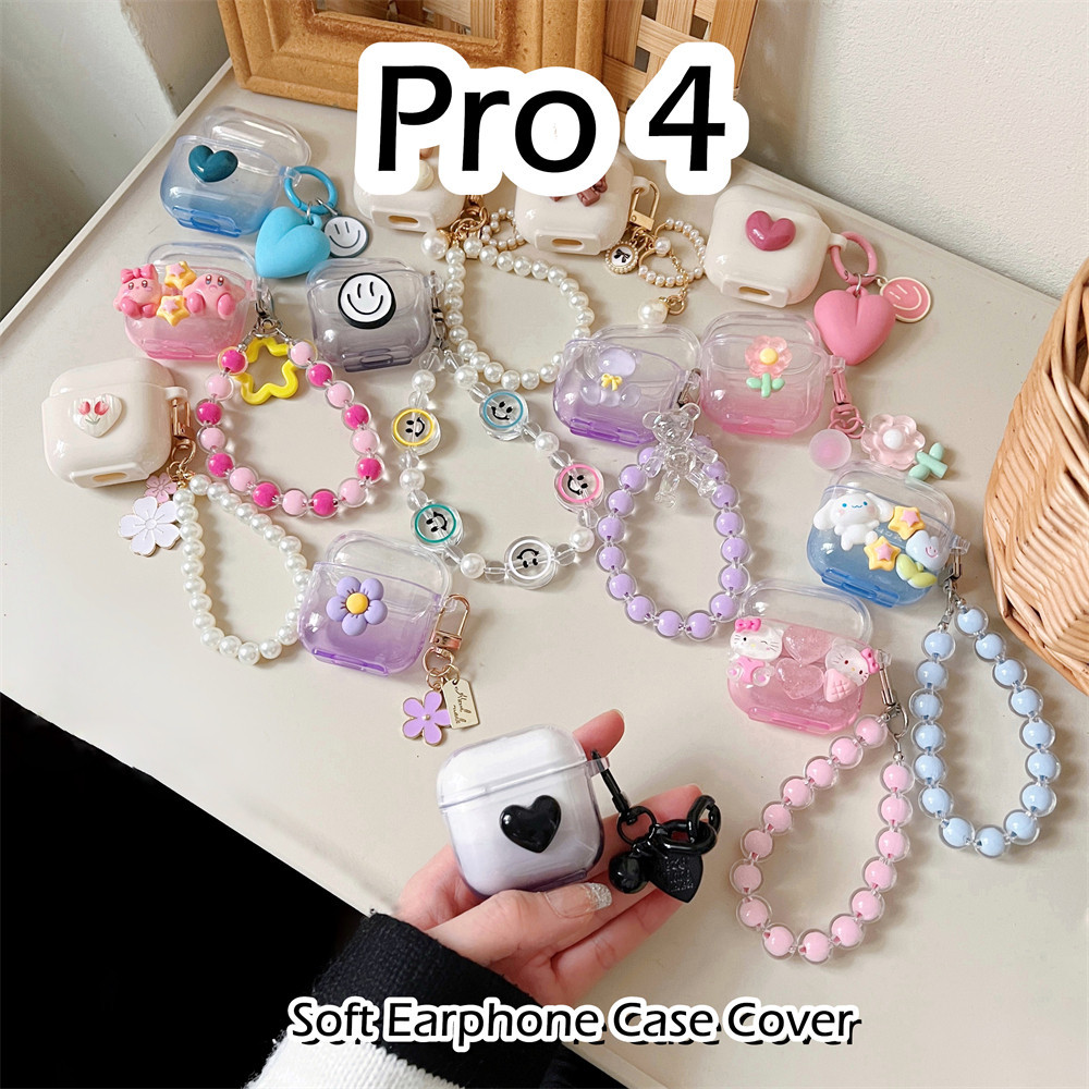 พร้อมส่ง! นําไปใช้กับ Pro 4 เคส Case เคสหูฟัง ซีรีส์การ์ตูนต่อต้านฤดูใบไม้ร่วง ซิลิโคนนุ่ม เคส เคสหูฟัง