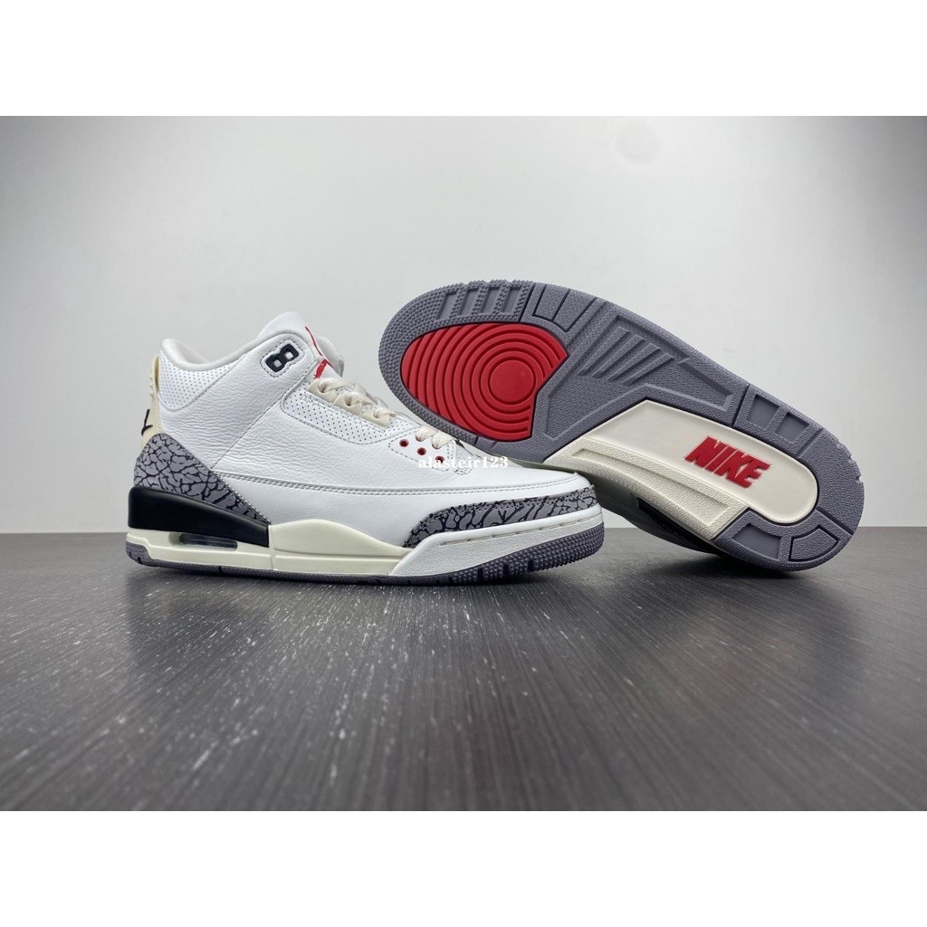 Air a/j 3 "Reimagined" White Cement Burst Crack Classic DN3707-100