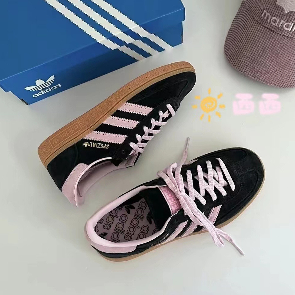 ADS Handball Spzl 黑粉 粉黑色黑白色黑色黑色 男女鞋 IE5897