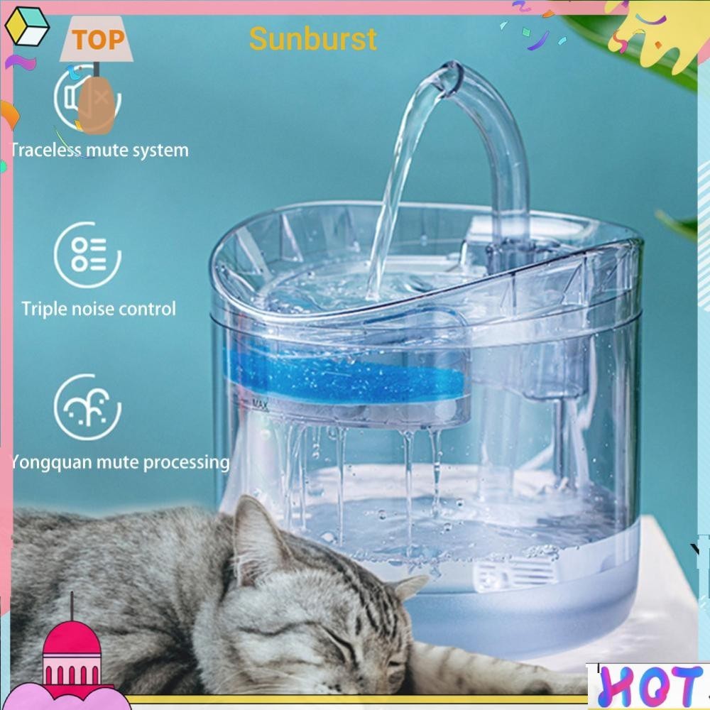 [Sunburst11.th] อะไหล่ไส้กรองน้ําพุ แบบเปลี่ยน สําหรับอัพเกรดน้ําพุแมว สุนัข [Sunburst11.th]