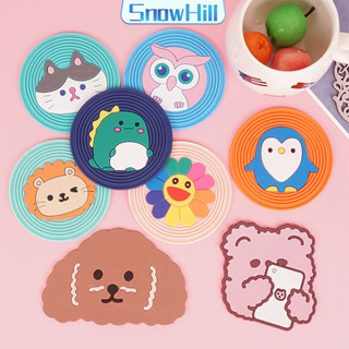 S.H ที่รองแก้ว PVC ลายการ์ตูน วัสดุกันลื่น ​ล้างได้  ทนความร…