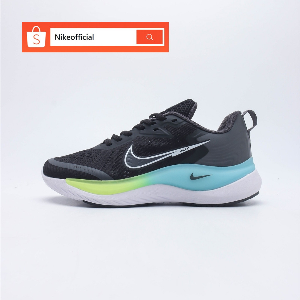 【จัดส่ง 24 ชั่วโมง】ของแท้ 100% Nike Air Zoom Winflo 9 รองเท้ากีฬา รองเท้าวิ่งลําลอง สีดํา สําหรับผู้ชาย