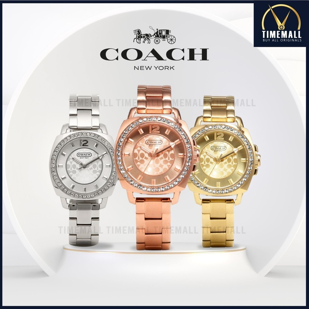 OUTLET WATCH นาฬิกา Coach OWC373 นาฬิกาข้อมือผู้หญิง นาฬิกาผู้ชาย แบรนด์เนม Brandname Coach Watch รุ่น 14501701