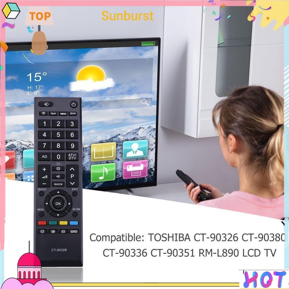 รีโมตคอนโทรลทีวี สําหรับ Toshiba CT-90326 CT-90380 CT-90336 CT-90351 [Sunburst11.th]
