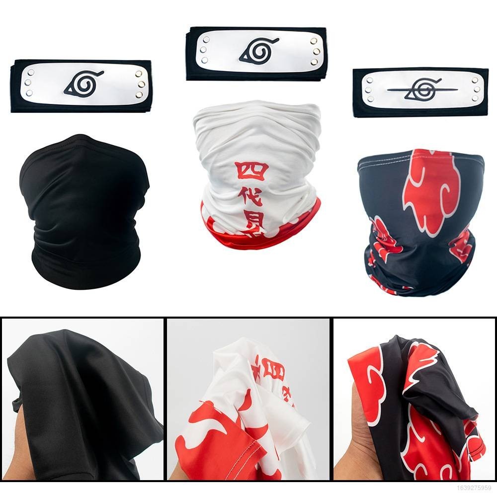 ใหม่ Naruto Face Shield คอสเพลย์เครื่องแต่งกายหน้ากากสําหรับเด็กตกแต่งคริสต์มาส Kakashi Cos