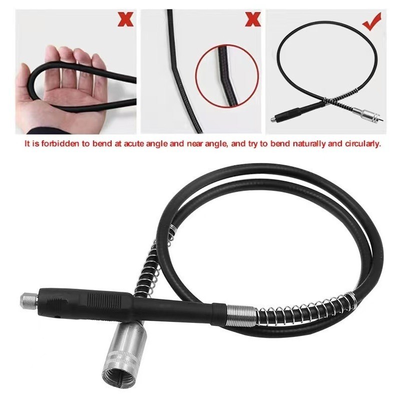 สายอ่อน สำหรับเจียรสายอ่อน เครื่องแกะสลัก แกนจับ 3 mm  ยาว 100 cm สำหนับงานแกะสลัก ใช้งานกับสว่านได้