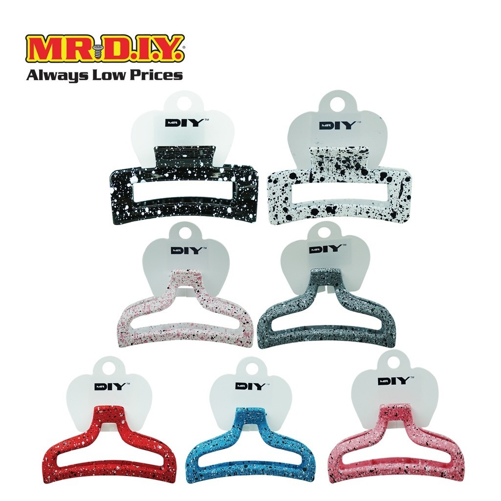 MR.D.I.Y. กิ๊บหนีบผม ลายหินอ่อน ขนาด 9 ซม. คละสี