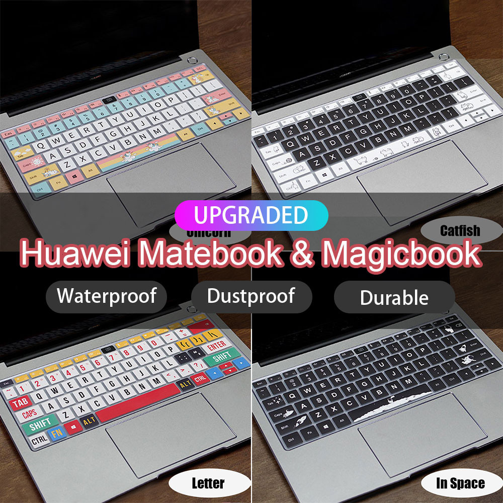 Keyboard protector Huawei MateBook D14 D15 D16 14s 13s MagicBook 14 x14 V14 2021 2022 2023 2024 keyboard cover laptop mate book dustproof Waterproof silicone PNPO