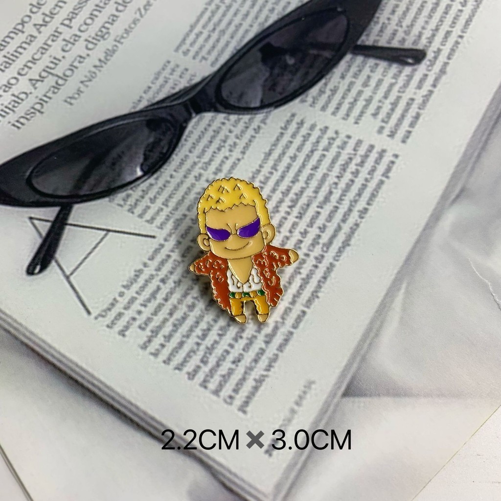 เข็มกลัด ลายการ์ตูนอนิเมะนารูโตะ ONE PIECE Luffy Zoro Sanji น่ารัก เครื่องประดับ สําหรับนักเรียน เสื้อผ้า กระเป๋านักเรียน - รูปที่ 3