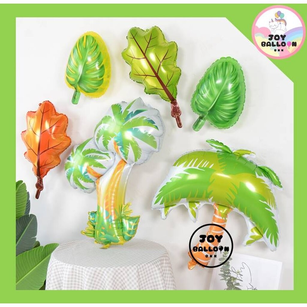 ลูกโป่งต้นมะพร้าว ลูกโป่งต้นไม้ ลูกโป่งใบไม้ ลูกโป่งฟอยล์ตกแต่งงานวันเกิด ปาร์ตี้ธีมป่า ธรรมชาติ ทะเล ตกแต่งห้อง ถ่าย... - รูปที่ 2