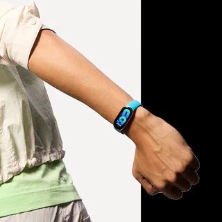 for Xiaomi Miband 10/9/8 สายรัดซิลิโคน สําหรับ Miband 8 สายรัดกีฬา กันน้ํา แบบนิ่ม