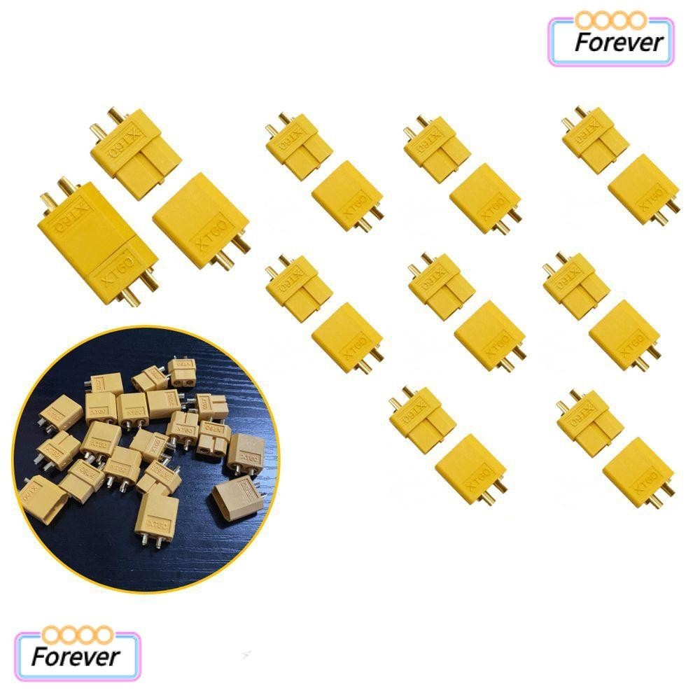 Forever ใหม่ ตัวเชื่อมต่อโมเดลรถบังคับ XT60 ทนทาน 1/2 ชิ้น