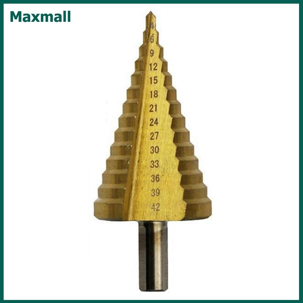 【Maxmall】ดอกสว่านเจาะรูเหล็ก ไทเทเนียม ความเร็วสูง 4-42 มม. สําหรับเจาะไม้ โลหะ 1 ชิ้น