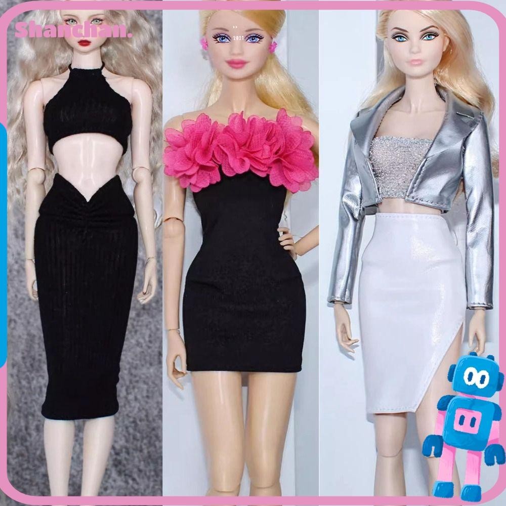 Shanchan ชุดเดรสลําลอง หนัง PU 11.5 นิ้ว 1/6 10 แบบ สําหรับตุ๊กตา BJD