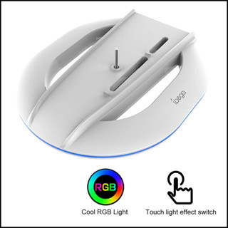 Jomaa ขาตั้งแนวตั้ง LED พร้อมฐานไฟ 14 โหมด และสกรู แบบเปลี่ย…