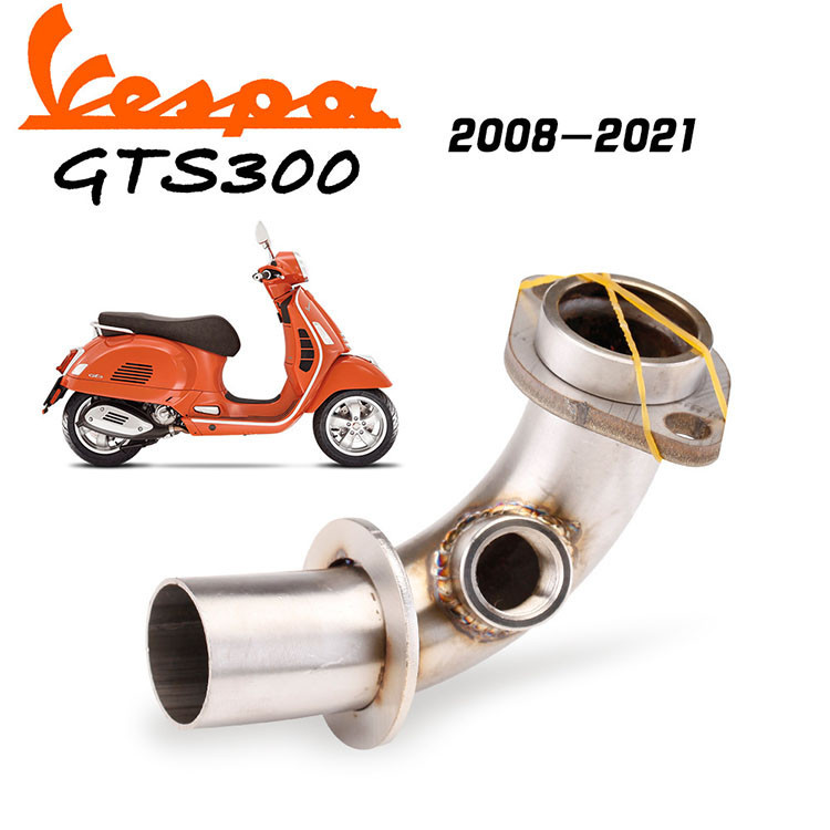 รถจักรยานยนต์ GTS250 GTS300 2008-2021 ท่อไอเสีย Header ท่อกลาง Link ท่อ